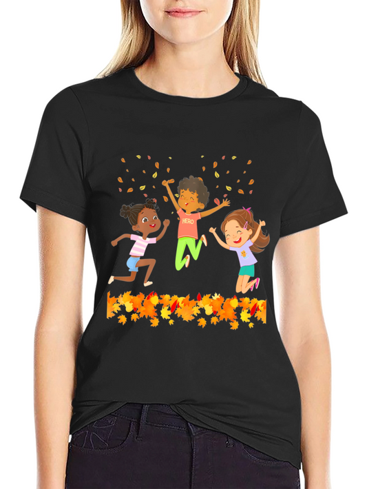 Autumn Kids T-Shirt - Festive Fall Fun!