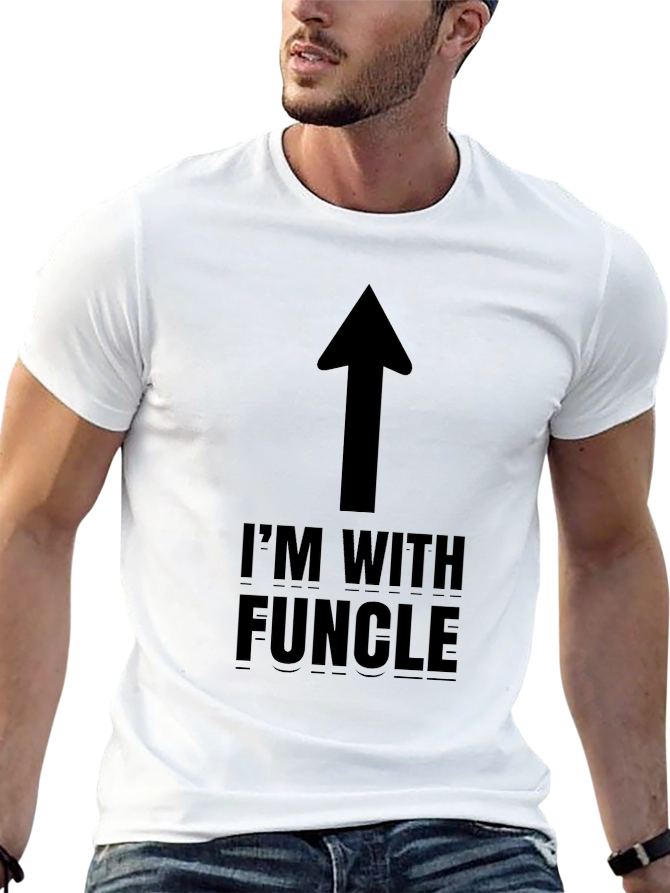 Im With Funcle T-Shirt - Funny Uncle Gift