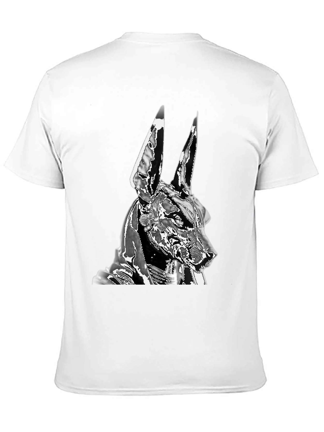 Anubis Graphic Tee - Black Cotton Blend