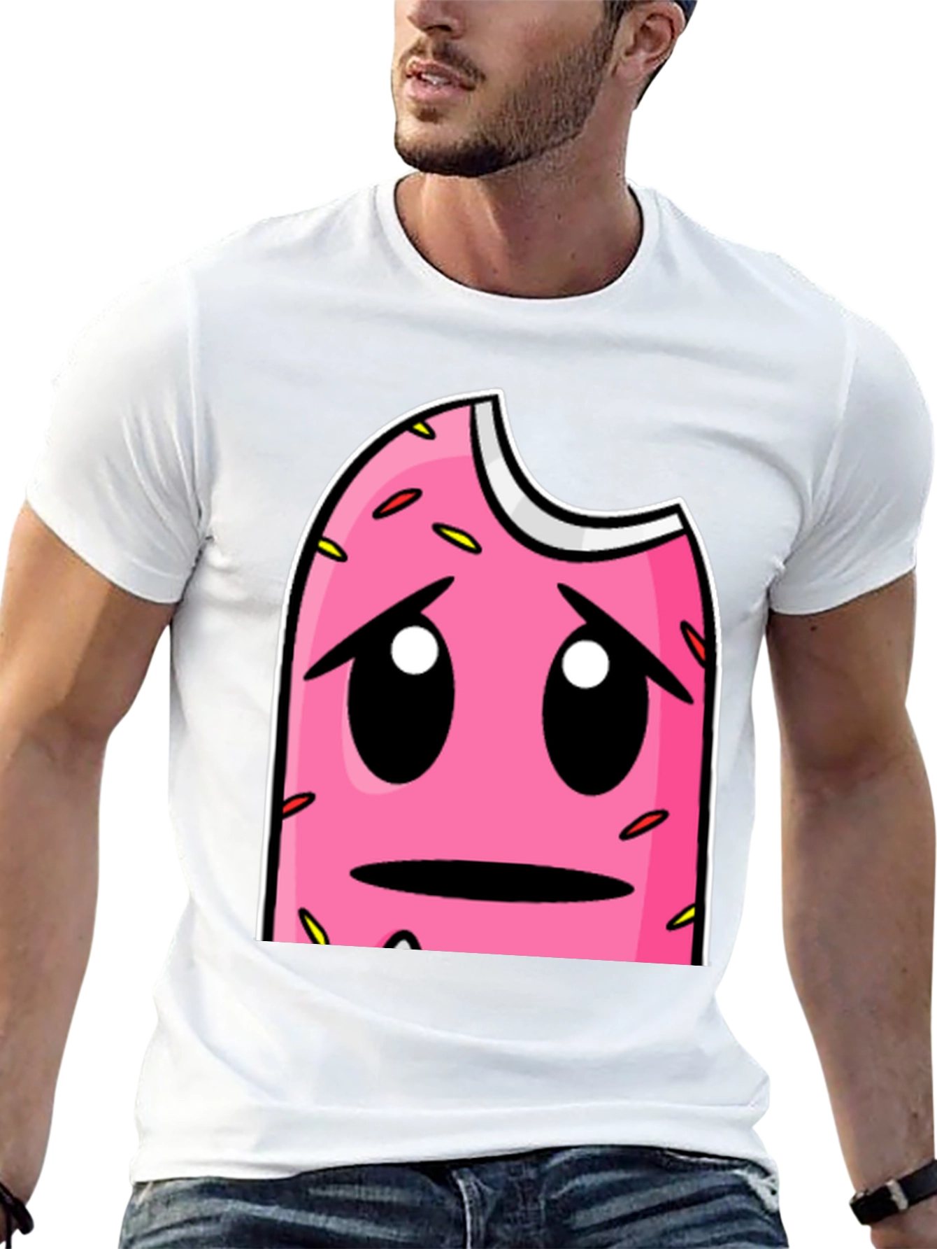 Sad Donut Graphic T-Shirt