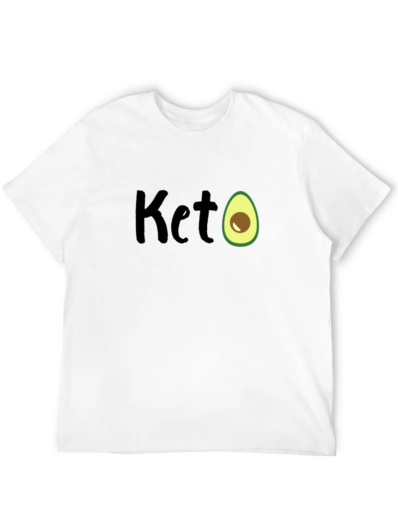 Keto Avocado T-Shirt - Black Graphic Tee