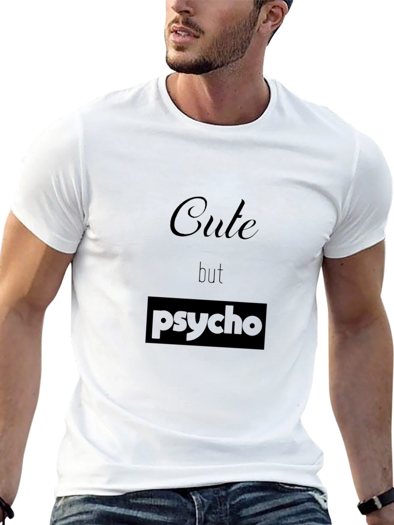 Cute but Psycho Black T-Shirt