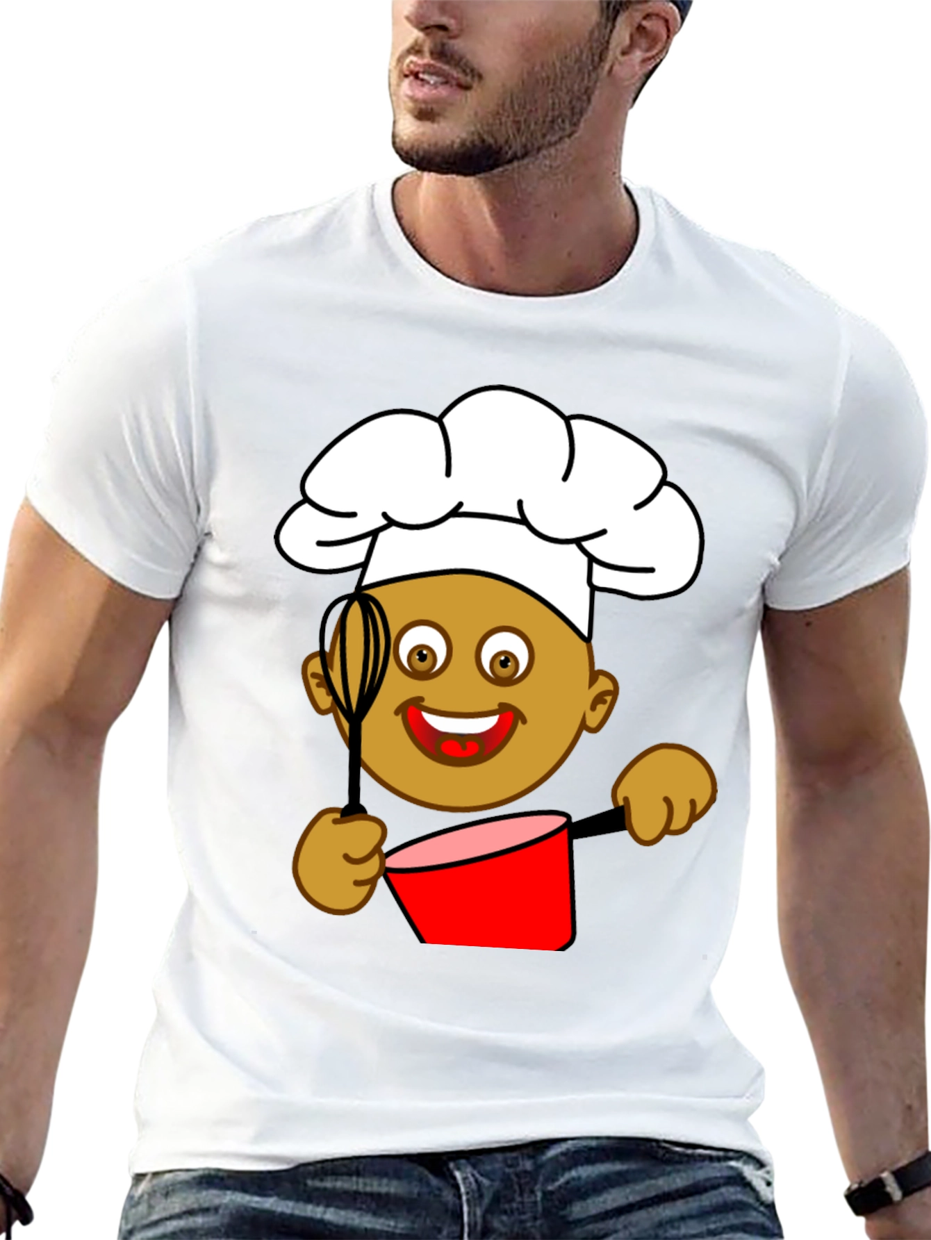 Chef Cartoon Graphic Tee