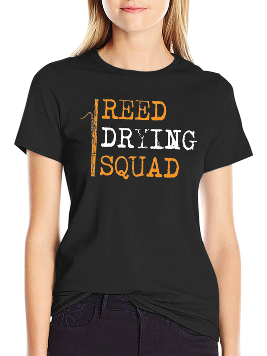 Reed Drying Squad Black Graphic Tee