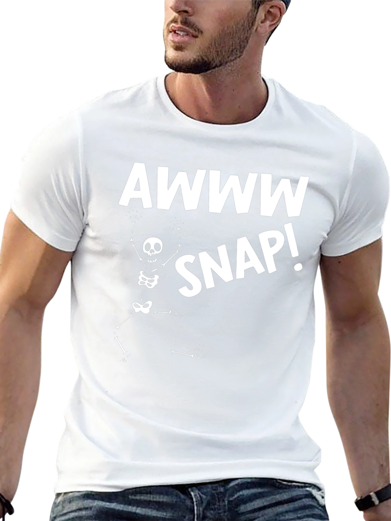 Awww Snap! Skeleton Graphic Tee