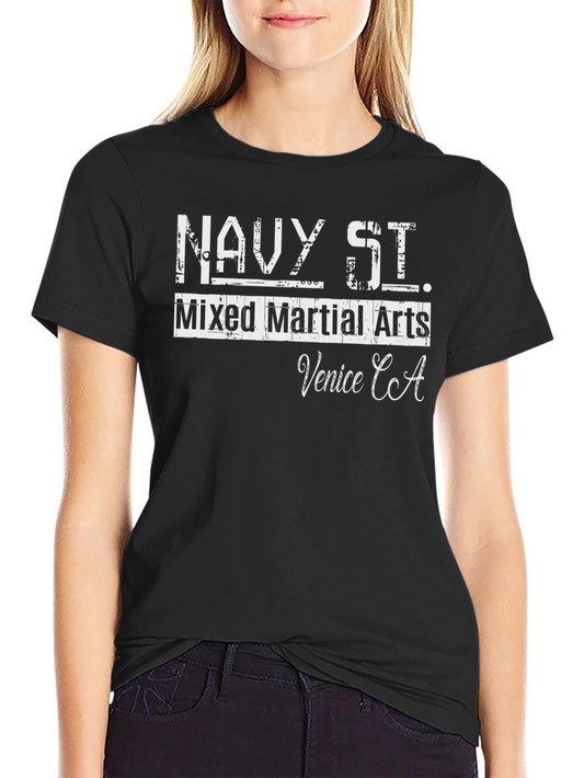 Navy St. Mixed Martial Arts Black T-Shirt