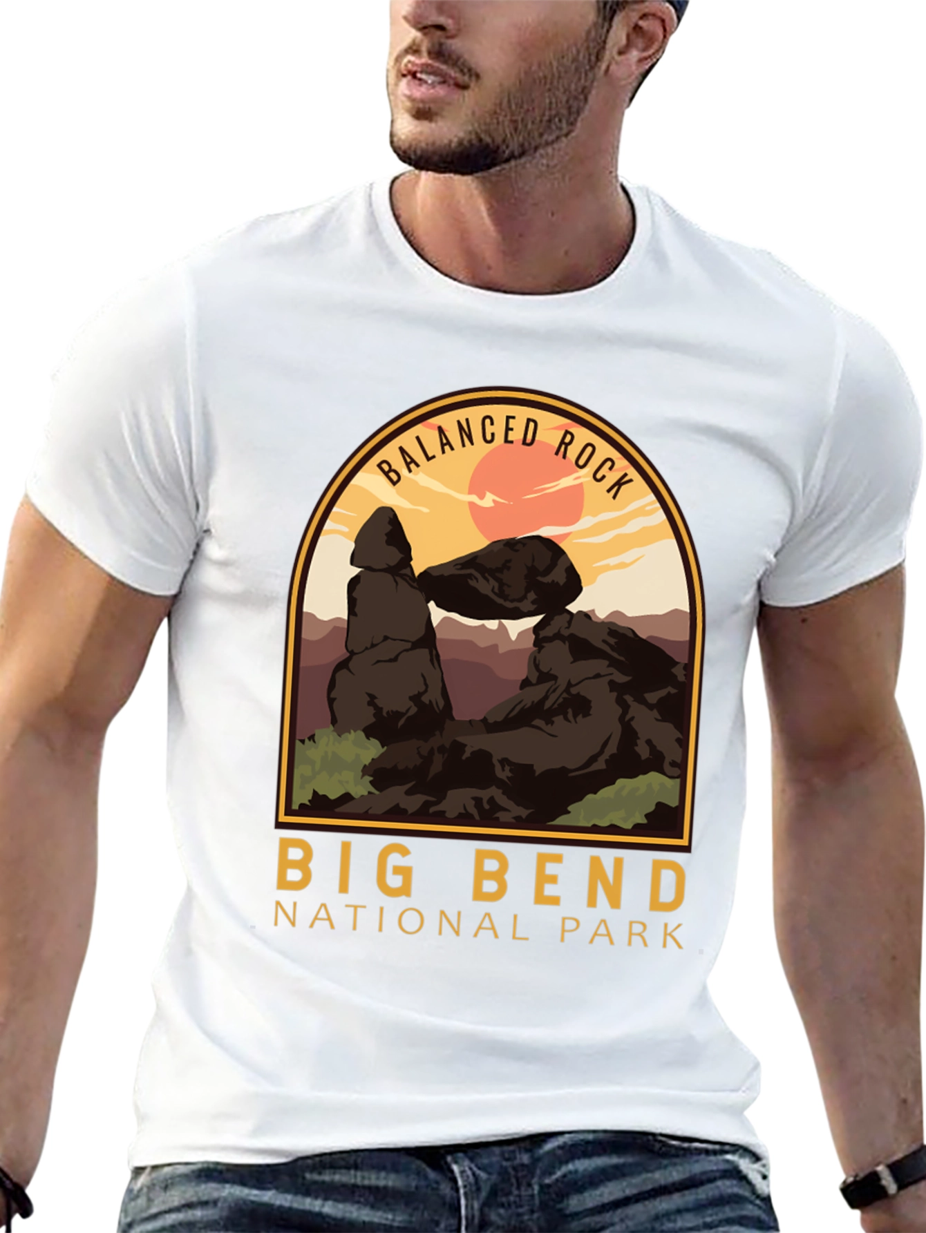 Big Bend National Park T-Shirt - Balanced Rock Design