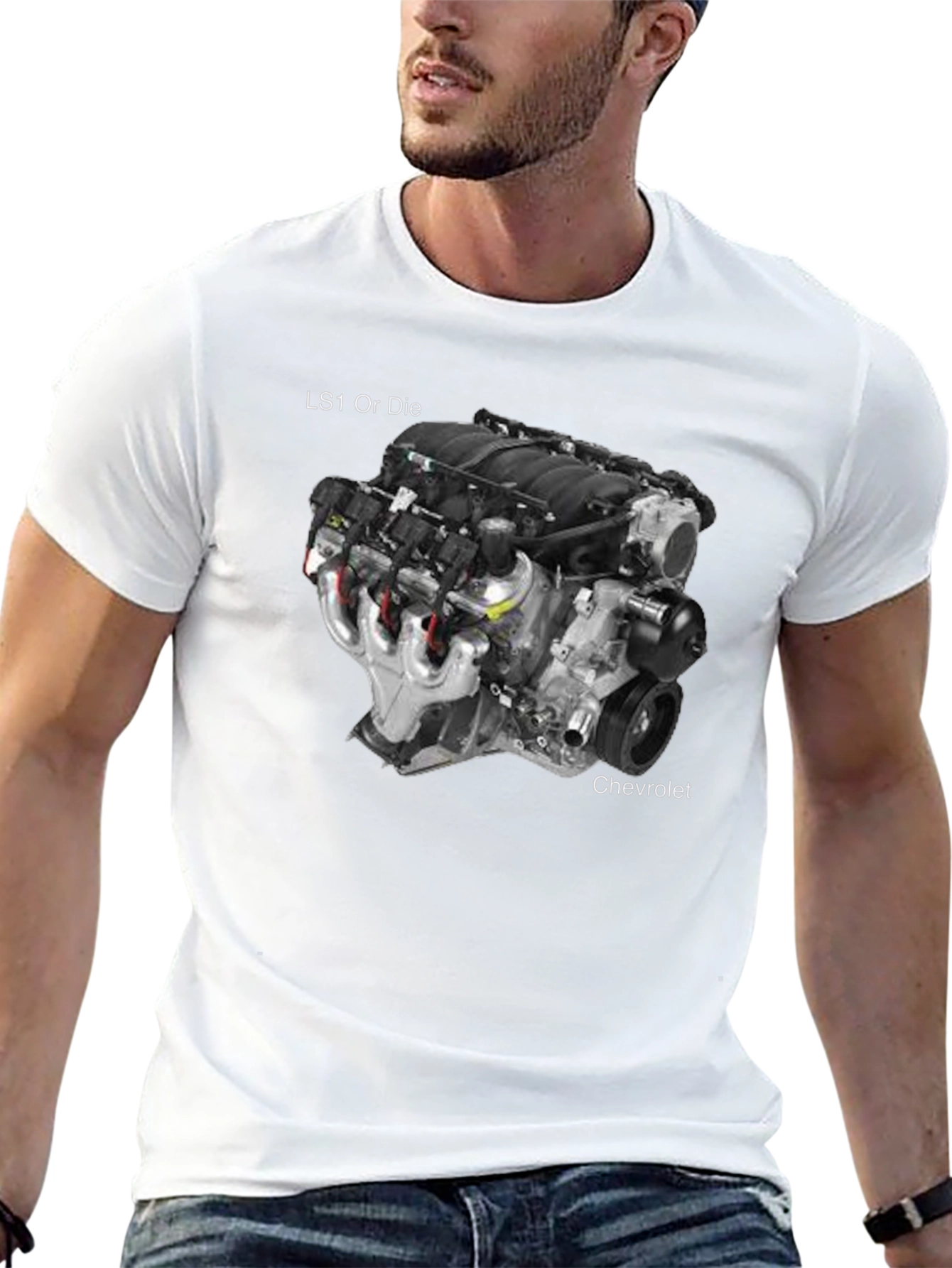 LS1 Engine T-Shirt - Chevrolet Power
