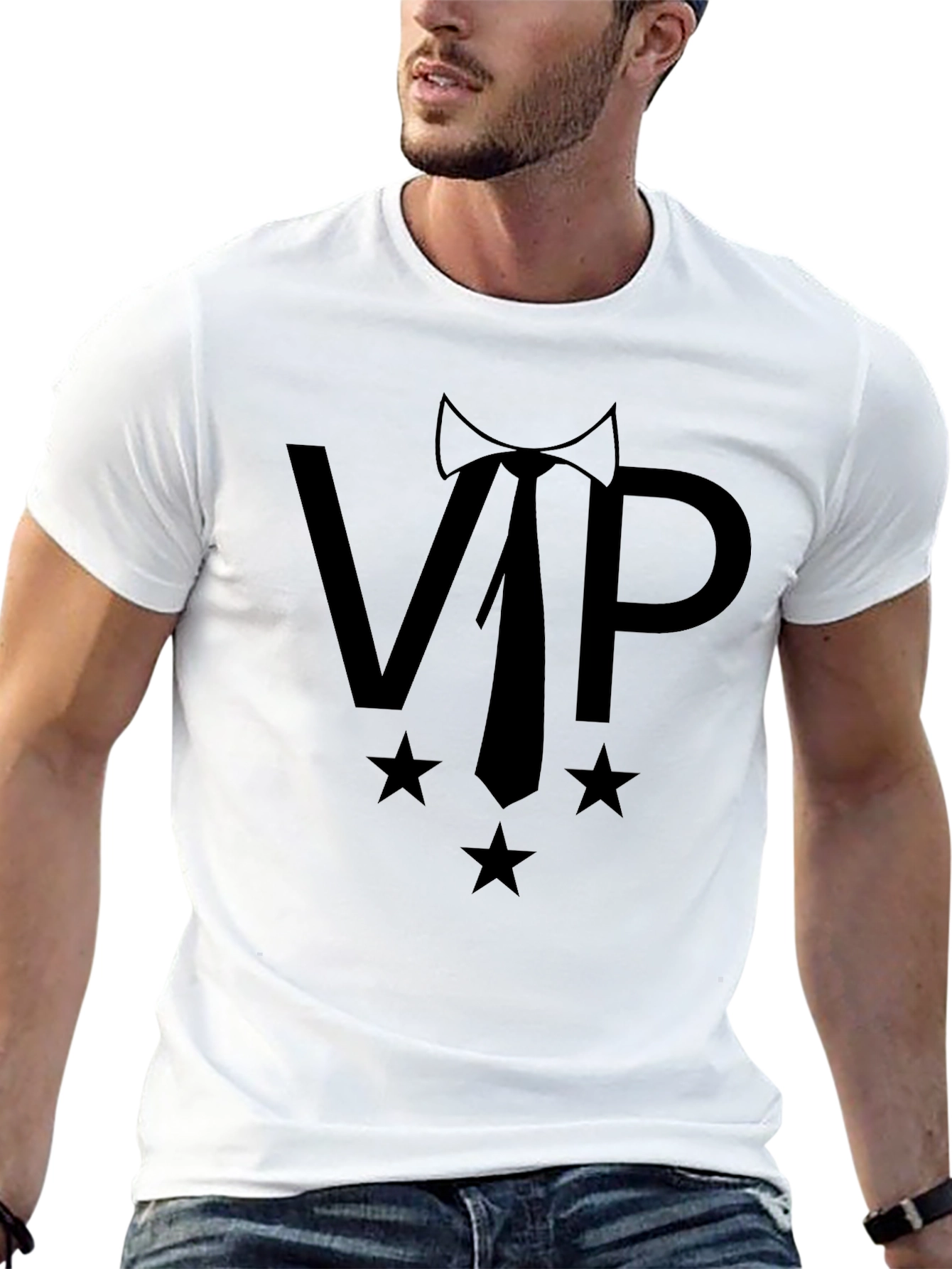 VIP Graphic Tee - Stylish & Modern