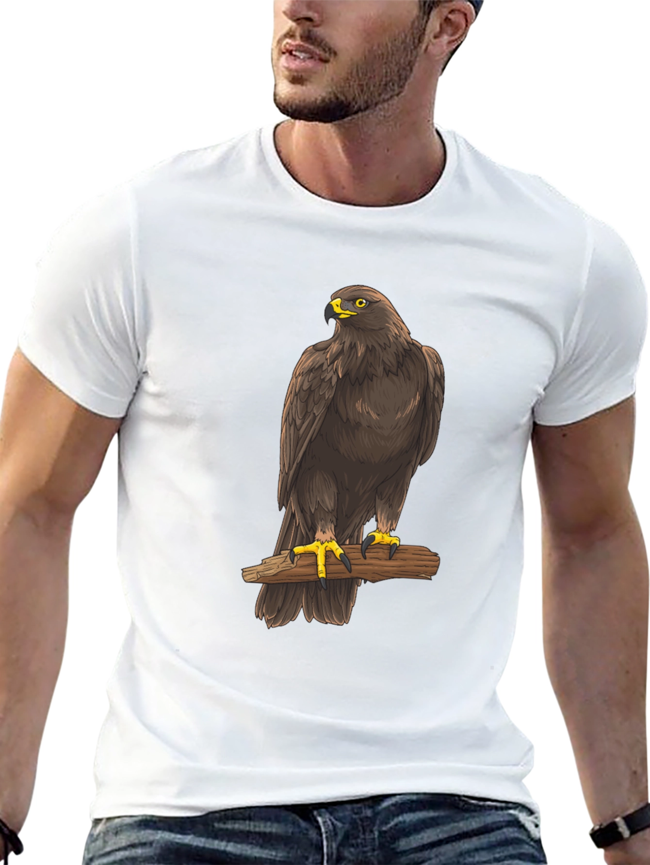Eagle Graphic Tee - Mens Black T-Shirt