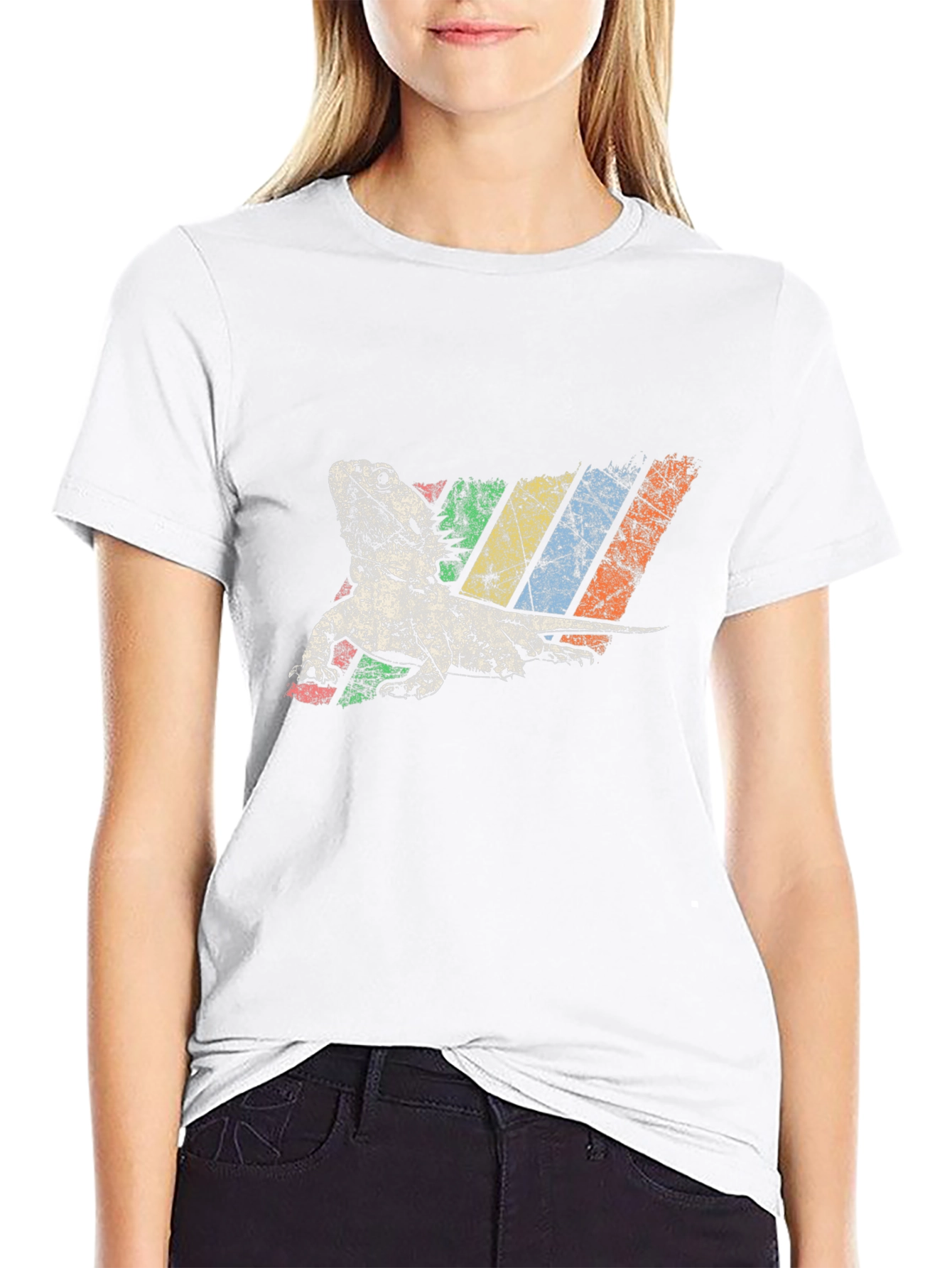 Retro Bearded Dragon T-Shirt - Cool Lizard Tee
