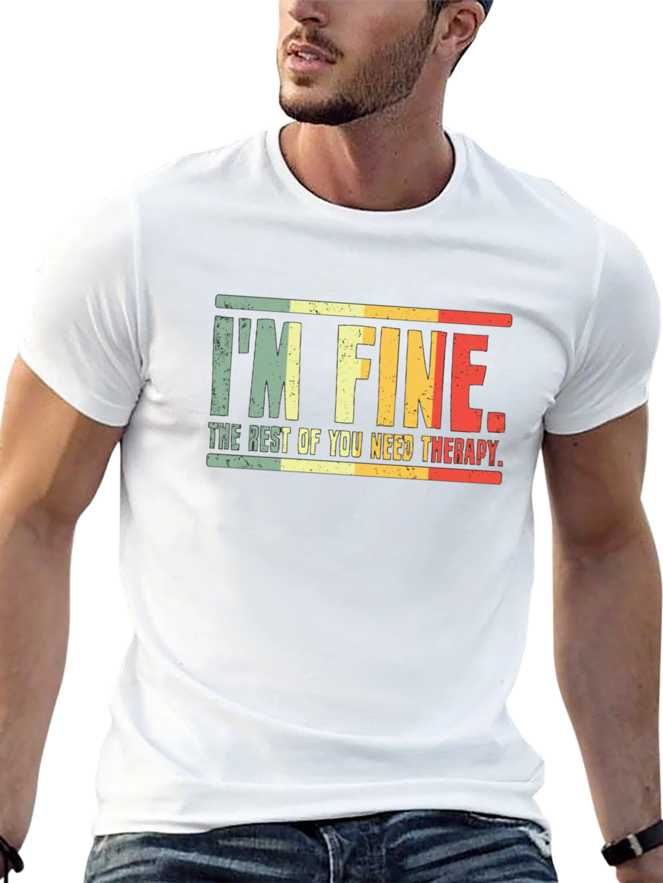 Im Fine You Need Therapy Graphic Tee