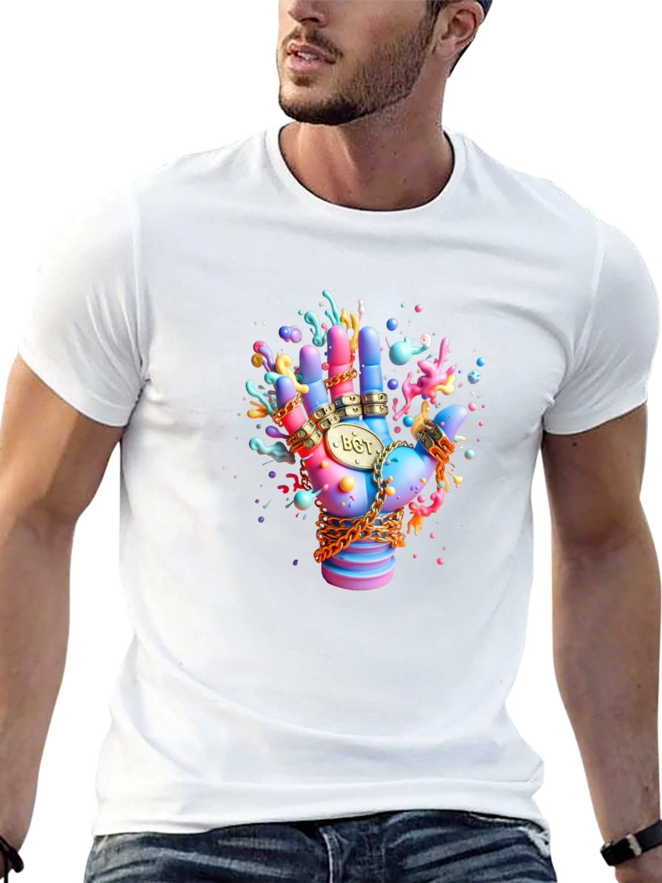 Hand Graphic T-Shirt - Bold Streetwear