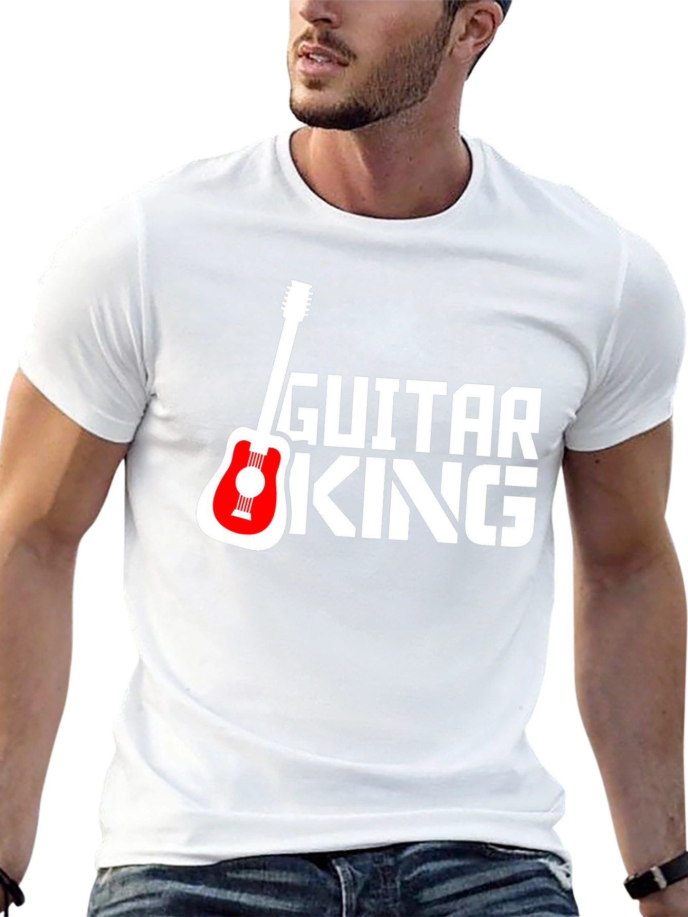 Guitar King Graphic Tee - Black T-Shirt