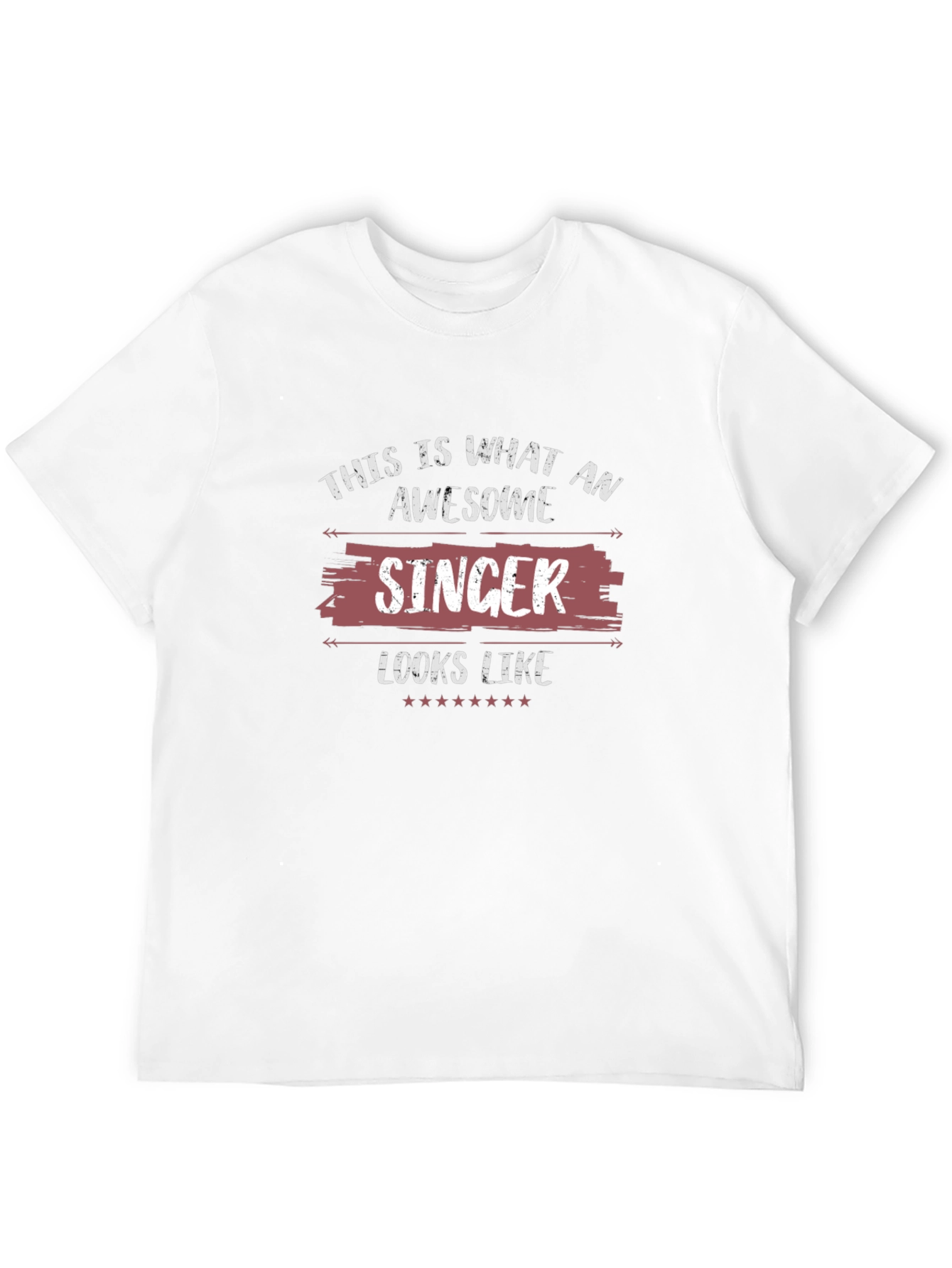 Awesome Singer Graphic T-Shirt - Black