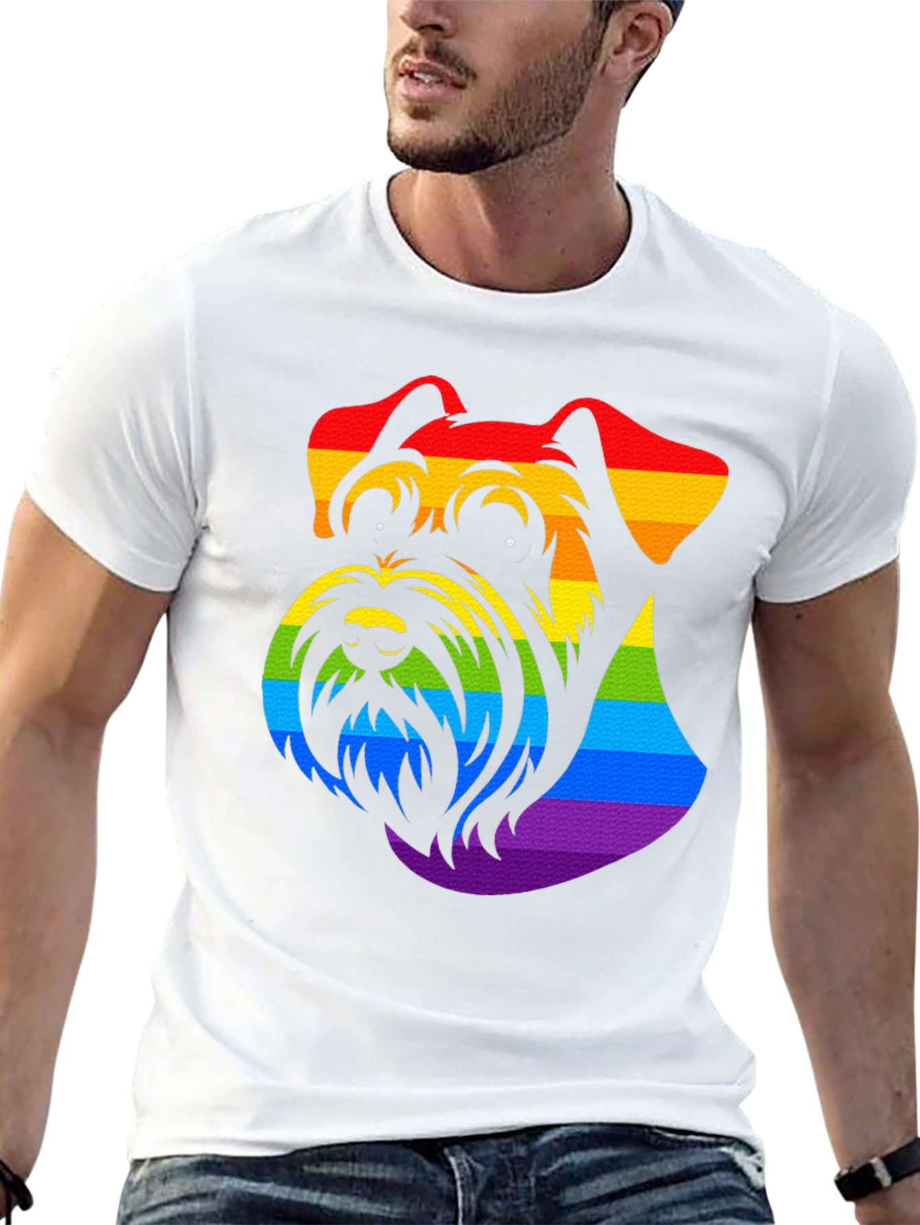 Rainbow Schnauzer Pride T-Shirt