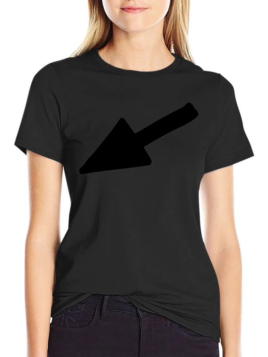 Black Arrow Graphic Tee - Stylish & Directional
