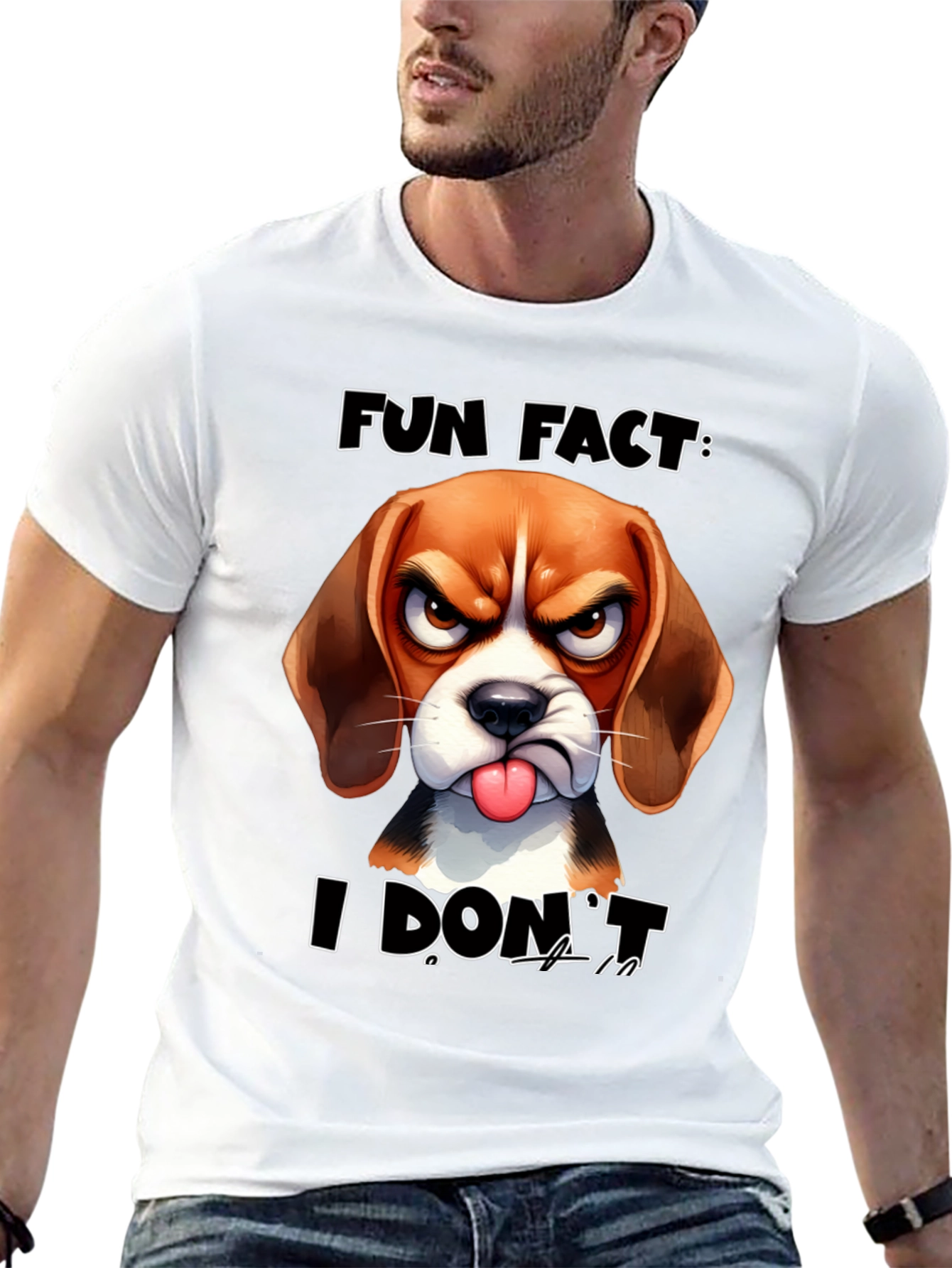 Fun Fact: Angry Dog Graphic Tee - Unisex