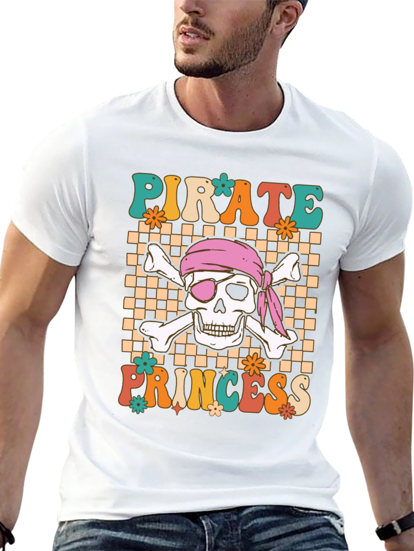 Pirate Princess Skull T-Shirt