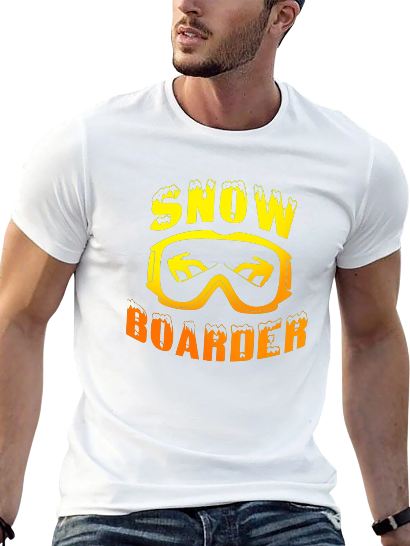 Snowboarder Graphic T-Shirt - Cool Winter Sports Tee