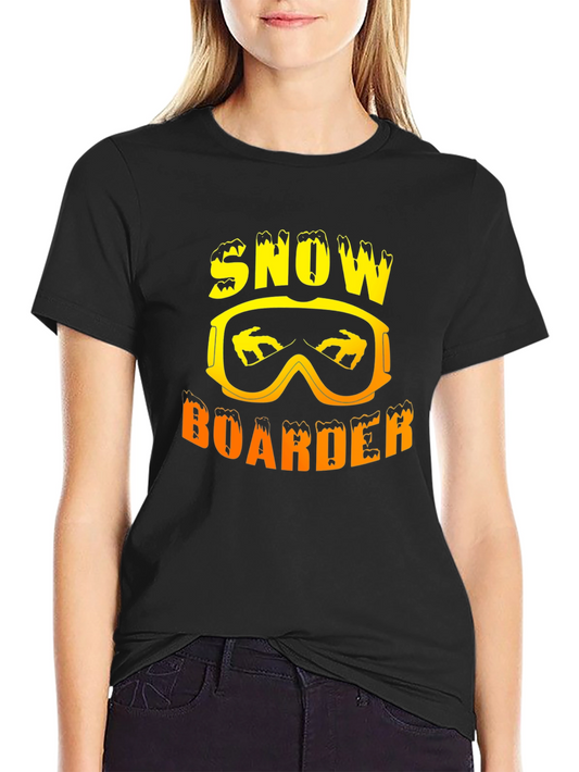 Snowboarder Graphic T-Shirt - Cool Winter Sports Tee