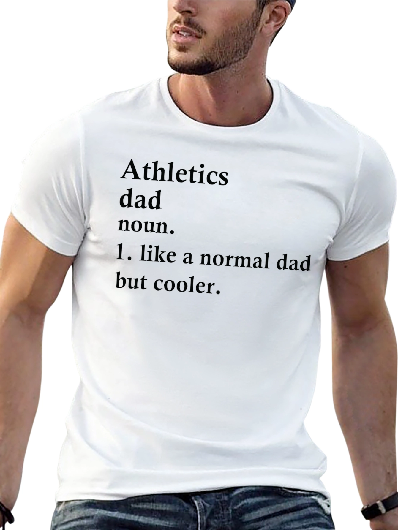 Athletics Dad T-Shirt - Cool Dad Definition Tee