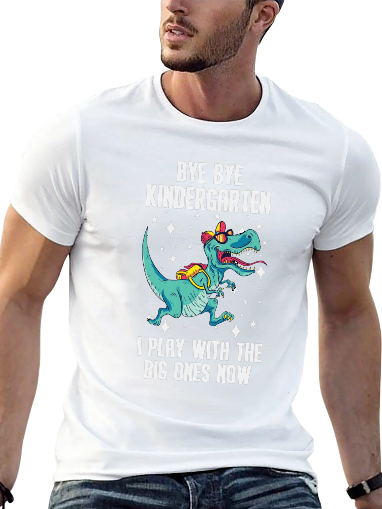Bye Bye Kindergarten Dinosaur T-Shirt