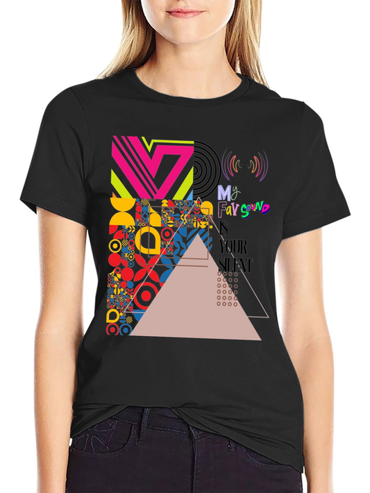 Abstract Geometric Art Print T-Shirt