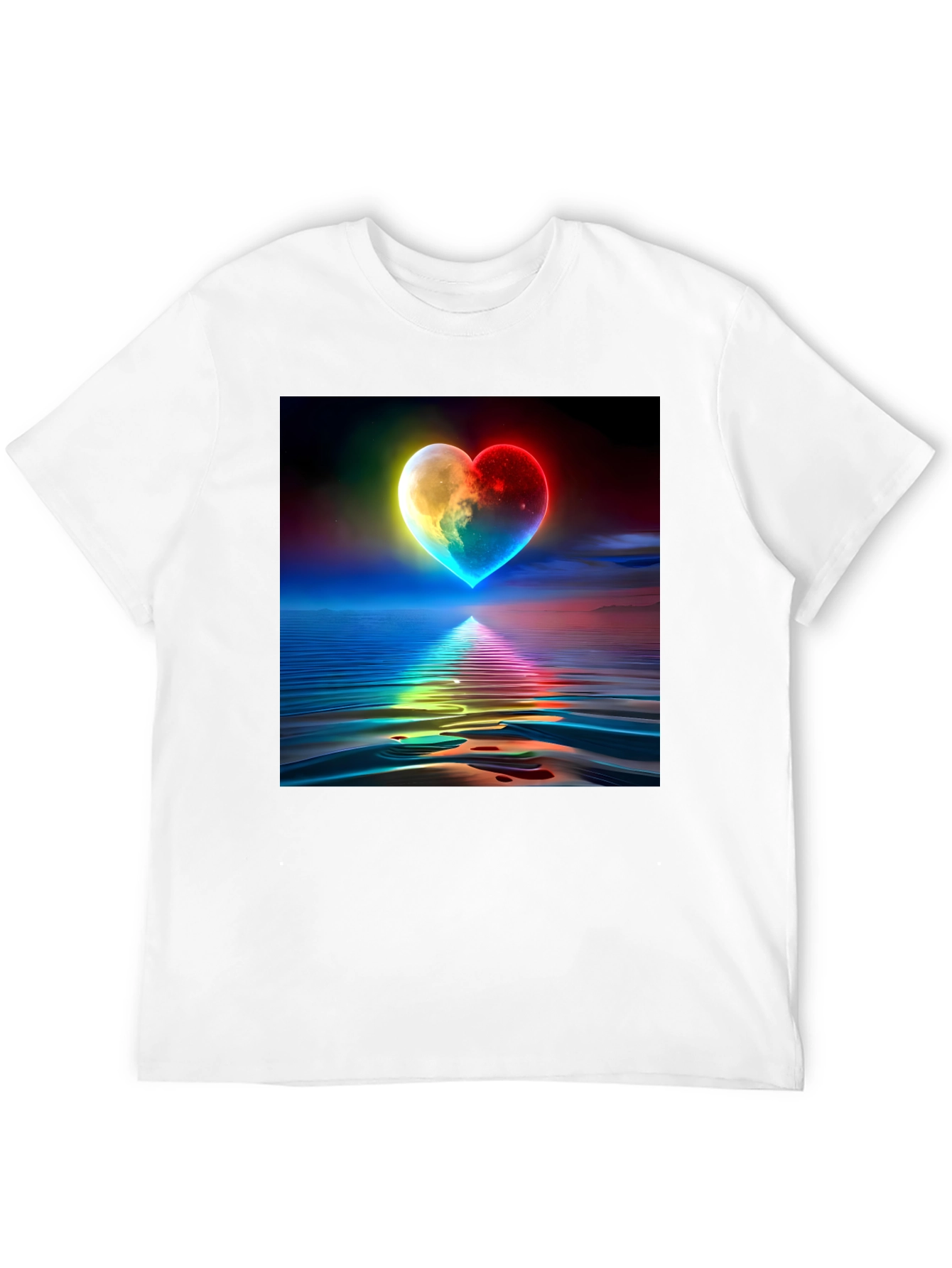 Heart Over Water Graphic Tee
