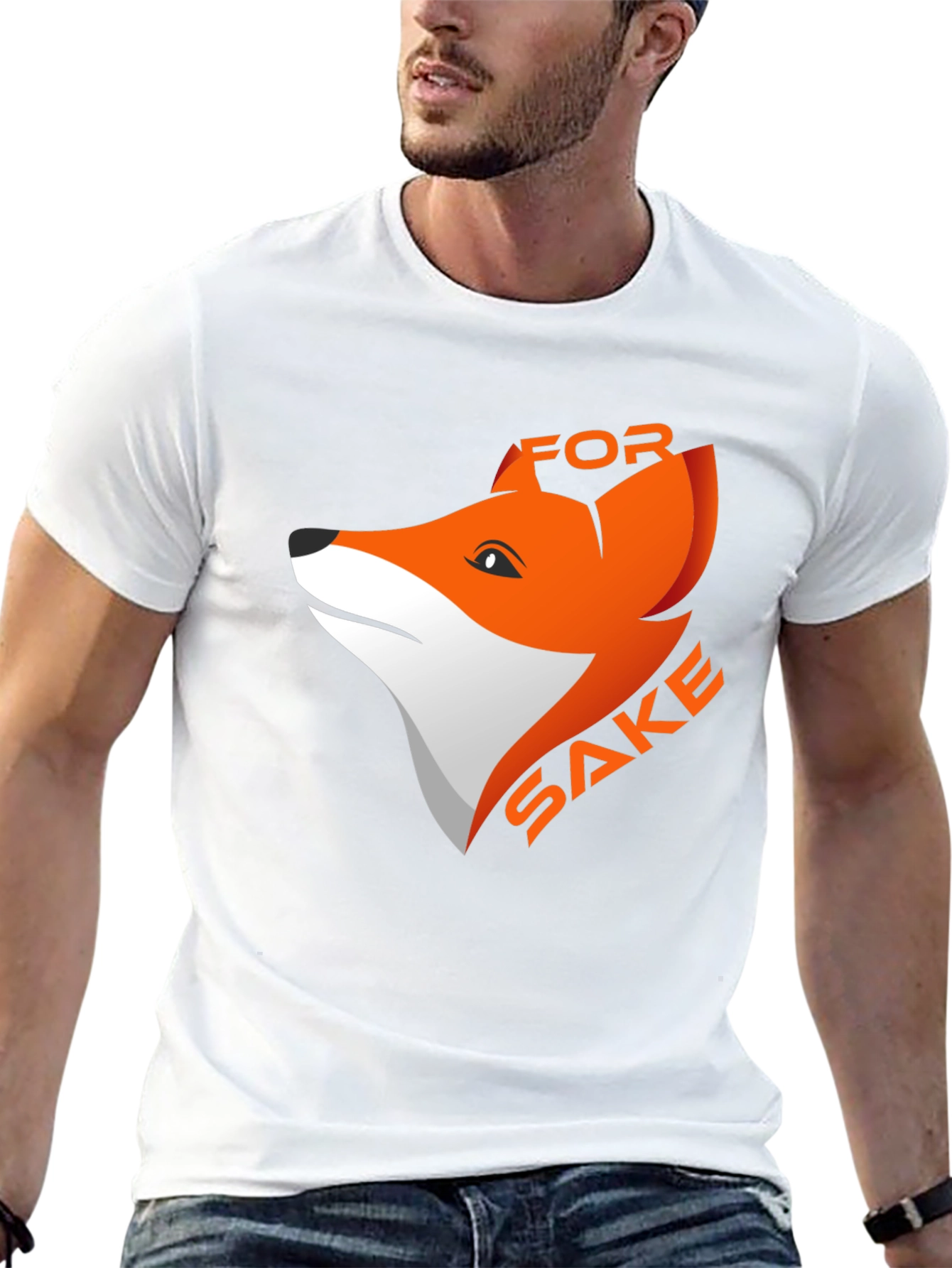 Funny Fox Sake Graphic T-Shirt