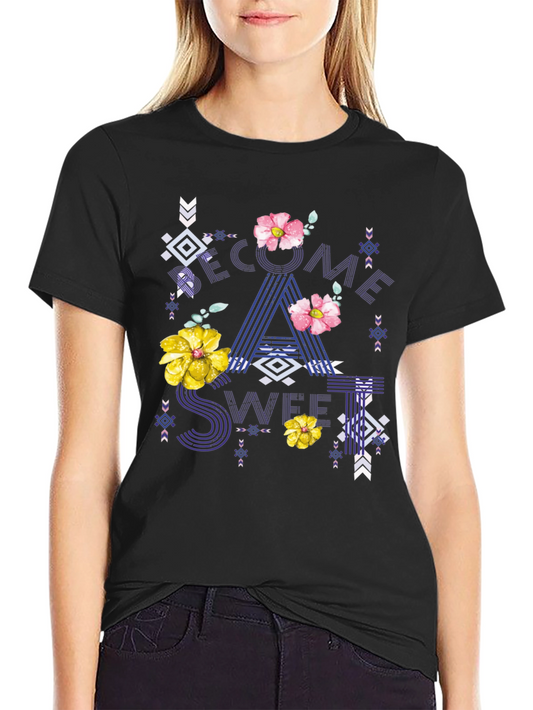 Floral Geometric T-Shirt