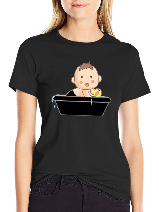 Baby in Tub Graphic T-Shirt
