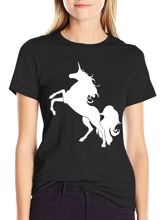 Unicorn Graphic T-Shirt - Mens Black Tee