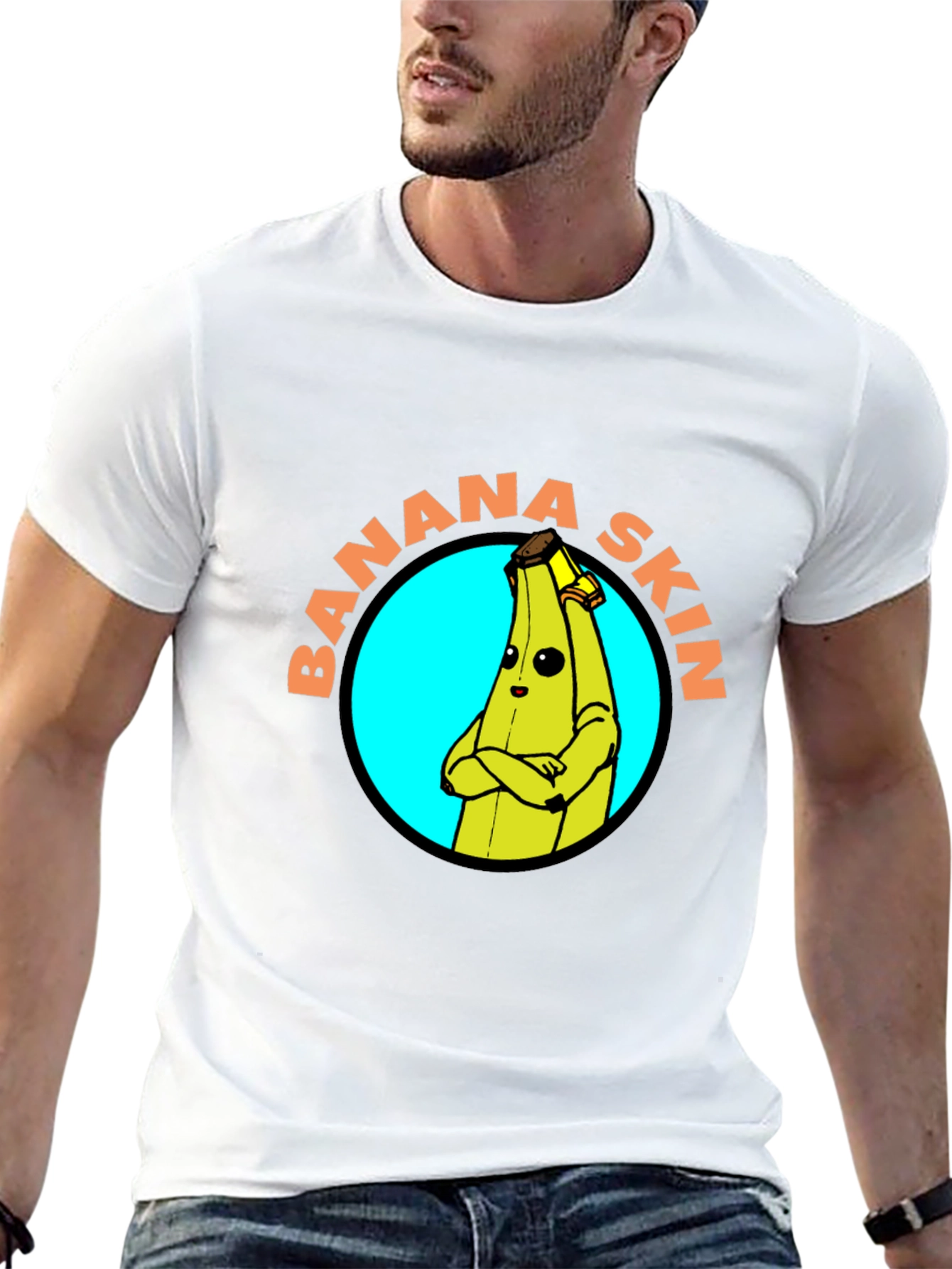 Banana Skin Graphic Tee - Funky Novelty T-Shirt