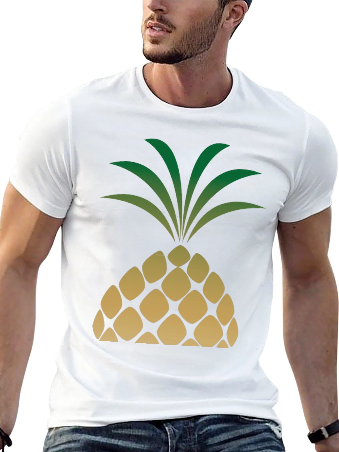 Pineapple Graphic T-Shirt - Tropical Vibe