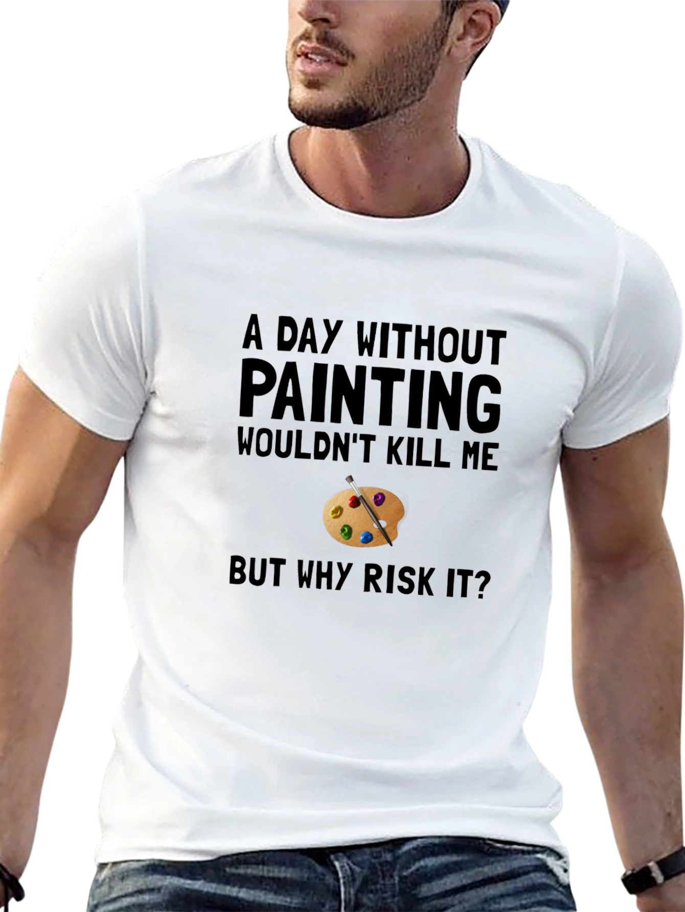 Painting Hobbyist Tee: A Day Without Painting?