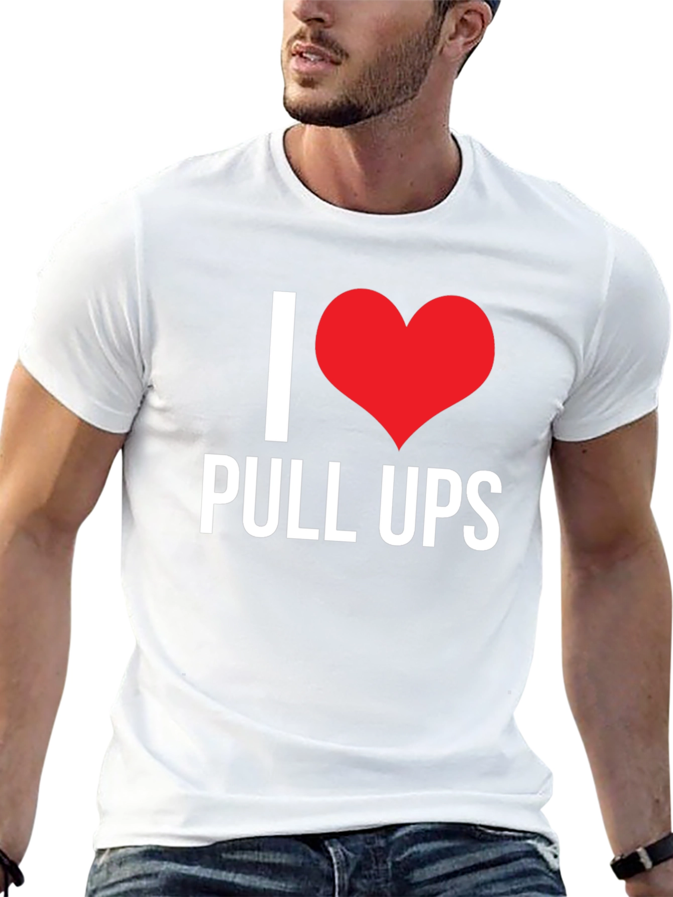 I Love Pull Ups Black T-Shirt