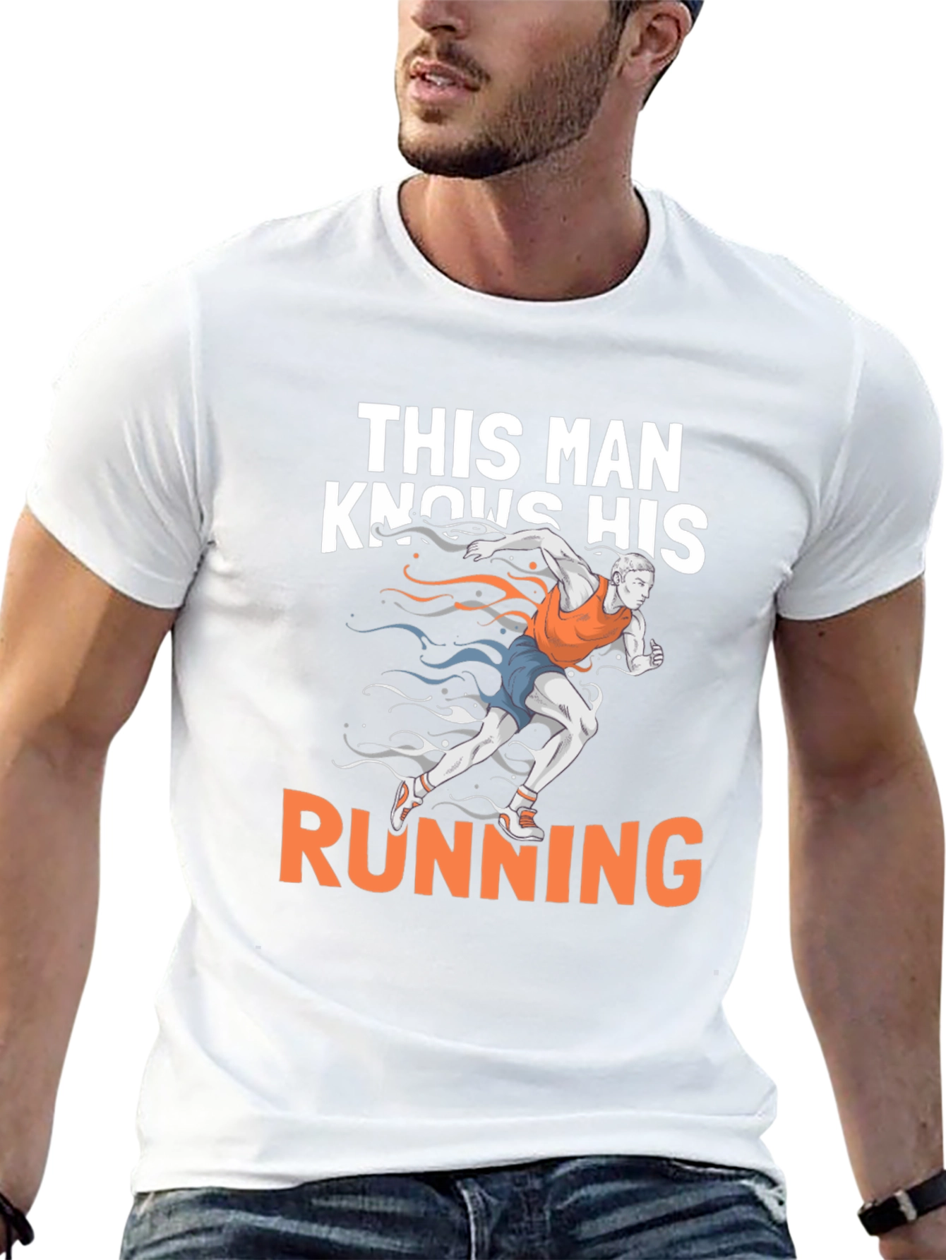 This Man Knows His Running T-Shirt