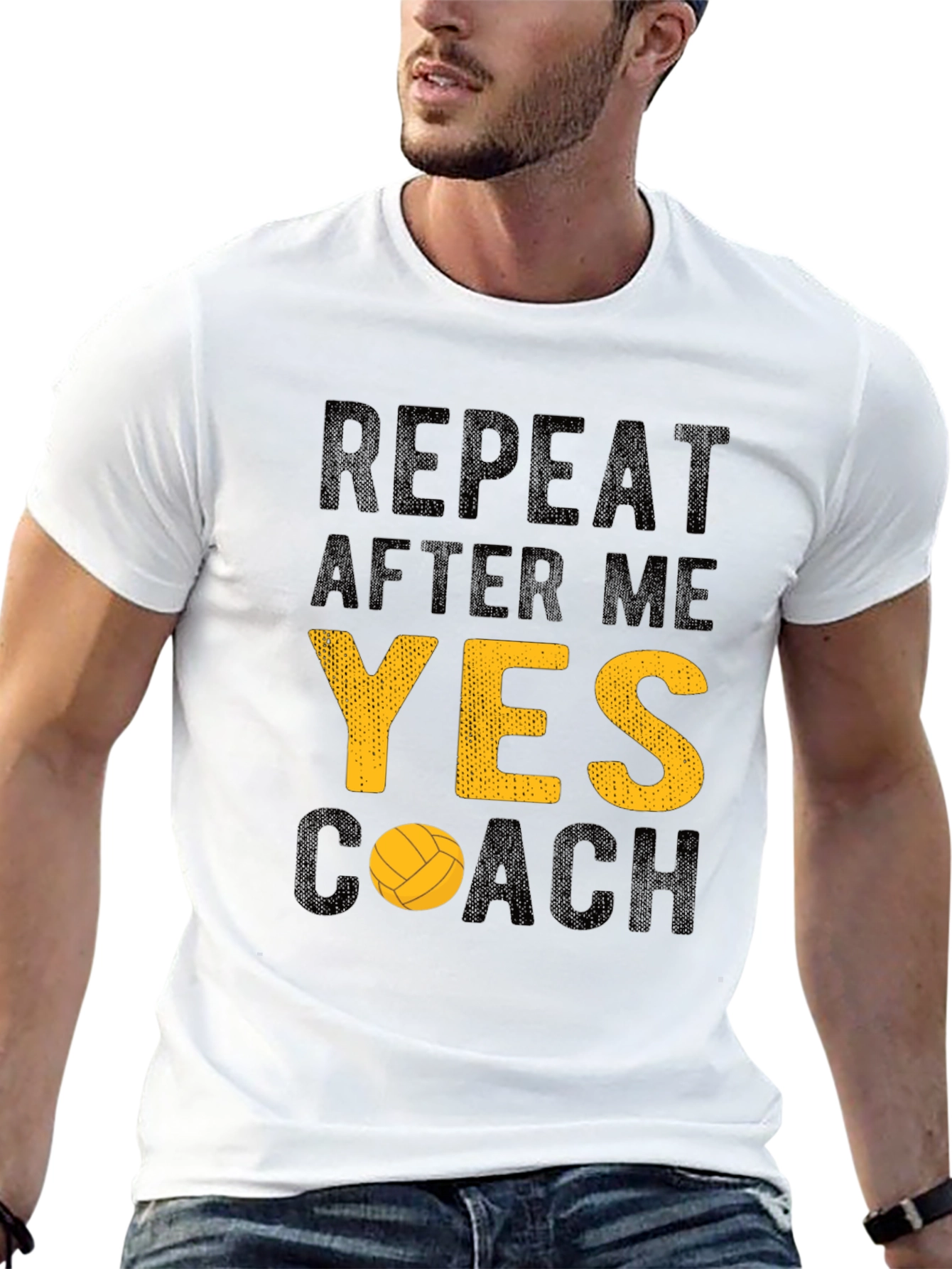 Yes Coach Volleyball T-Shirt