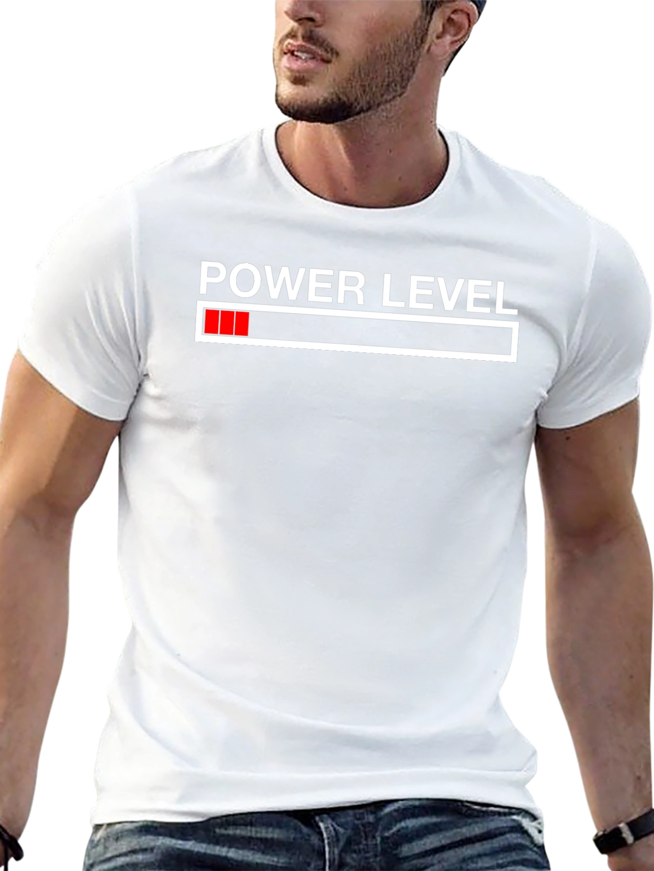 Power Level Loading Bar Graphic T-Shirt
