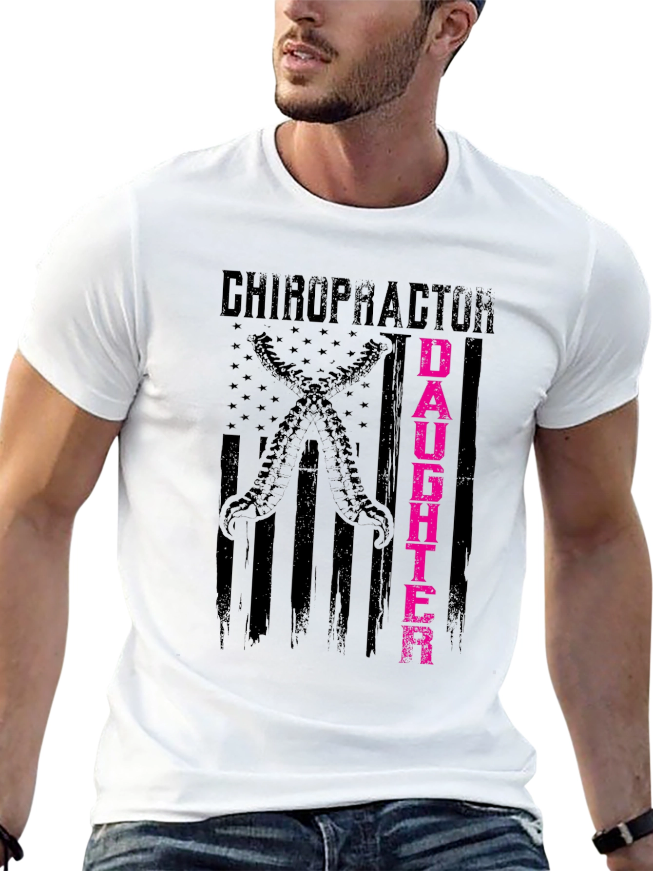 Chiropractor Daughter Graphic T-Shirt