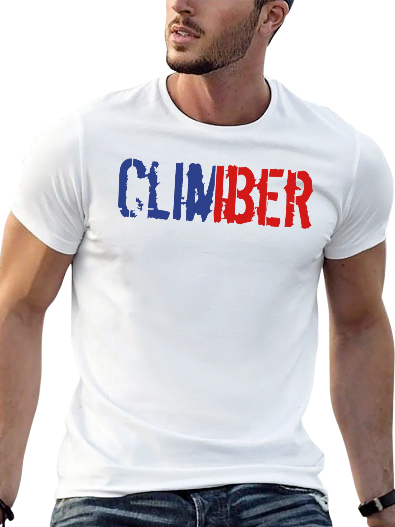 Climber Graphic Tee - Black Cotton Blend