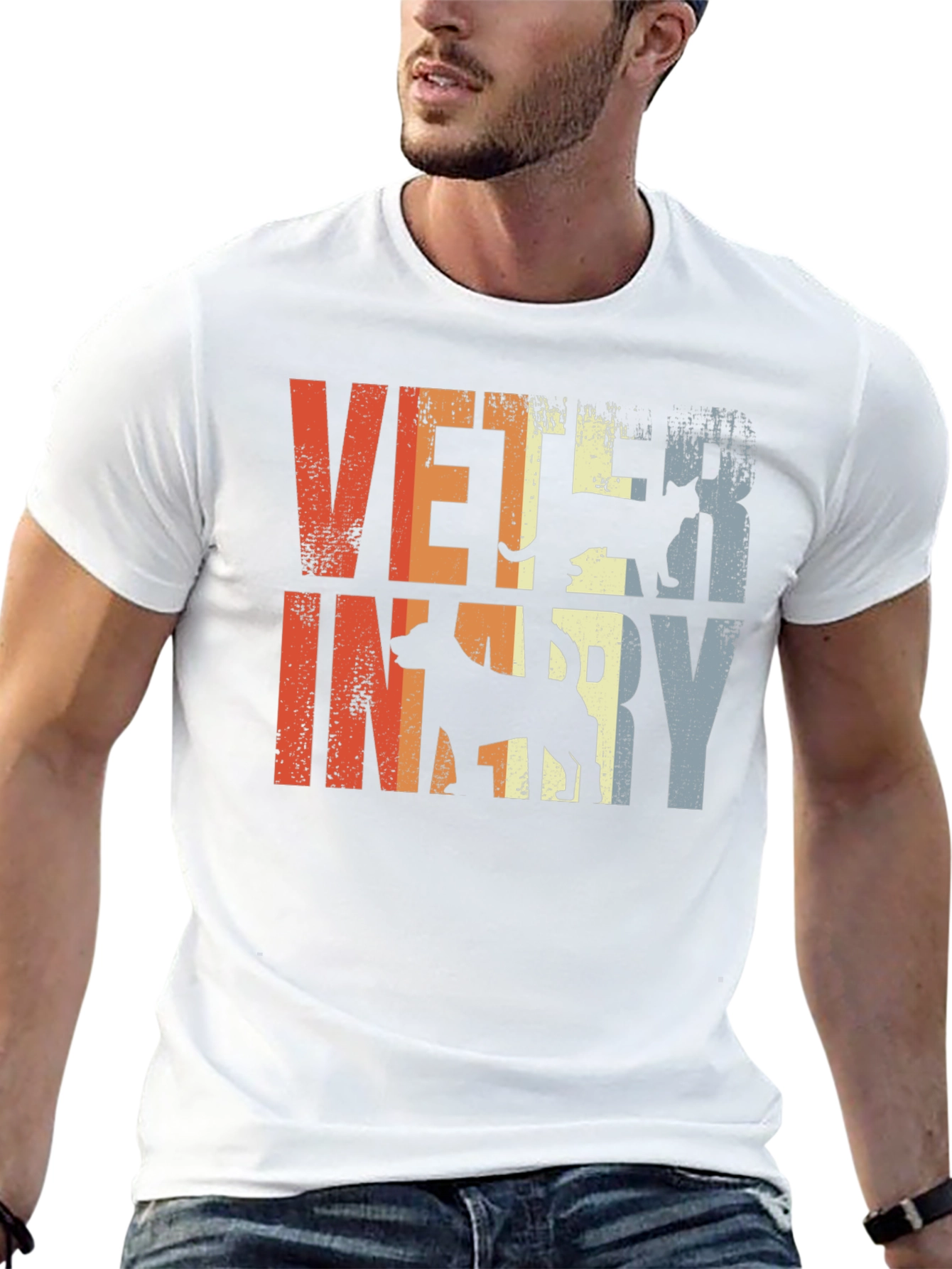 Veterinary Retro Style Graphic Tee
