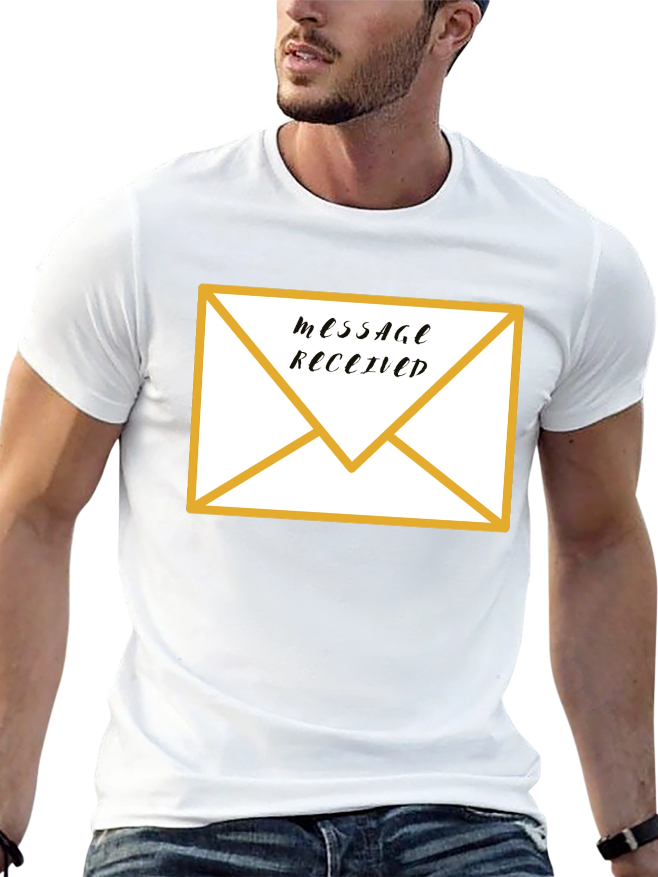 Message Received T-Shirt: Fun Trendy Graphic Tee