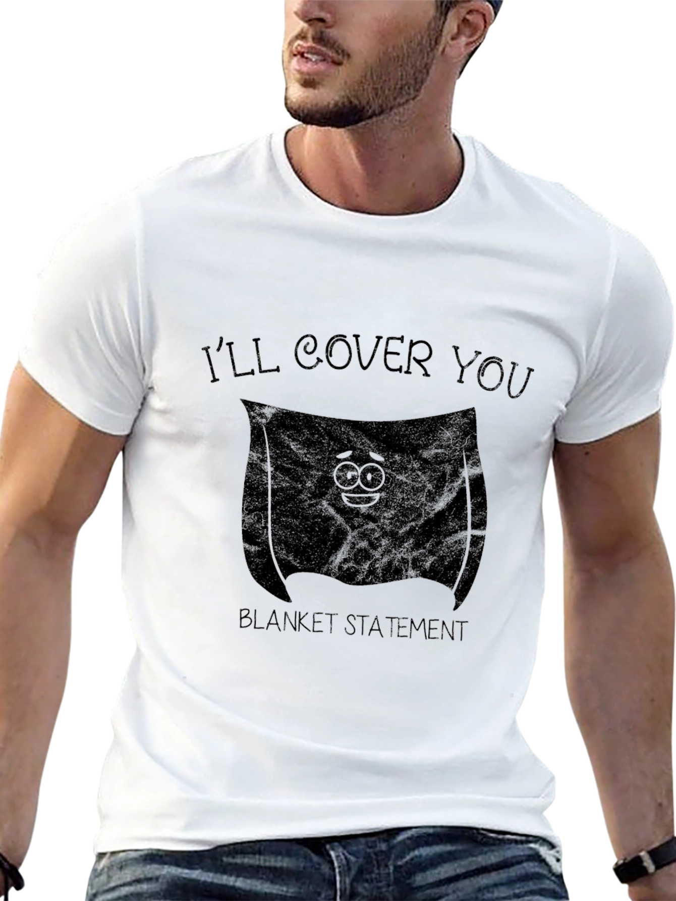 Ill Cover You Graphic T-Shirt - Blanket Statement Tee