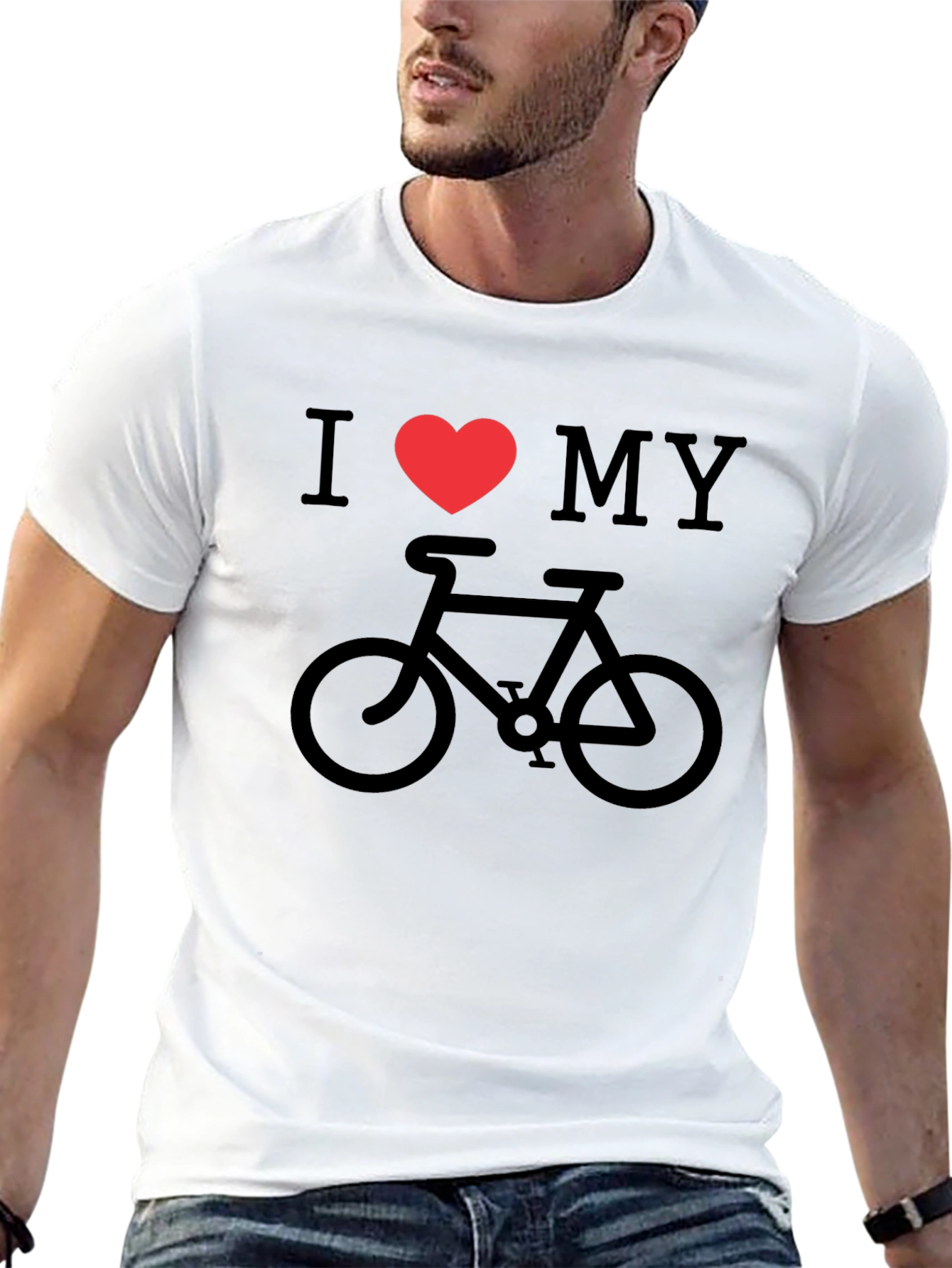 I Heart My Bike Graphic Tee