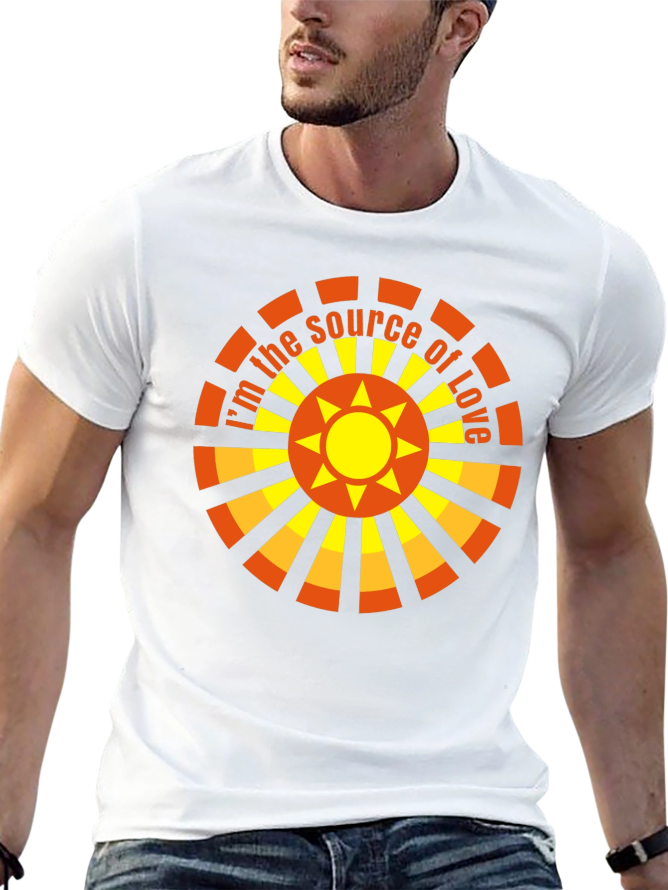 Source of Love Graphic Tee - Black