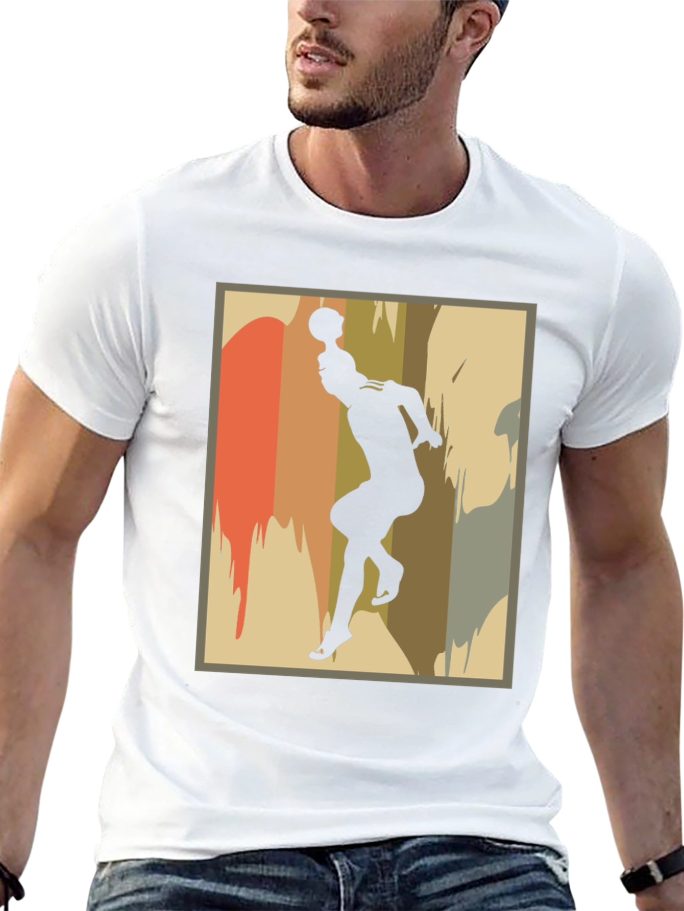 Retro Silhouette Graphic T-Shirt