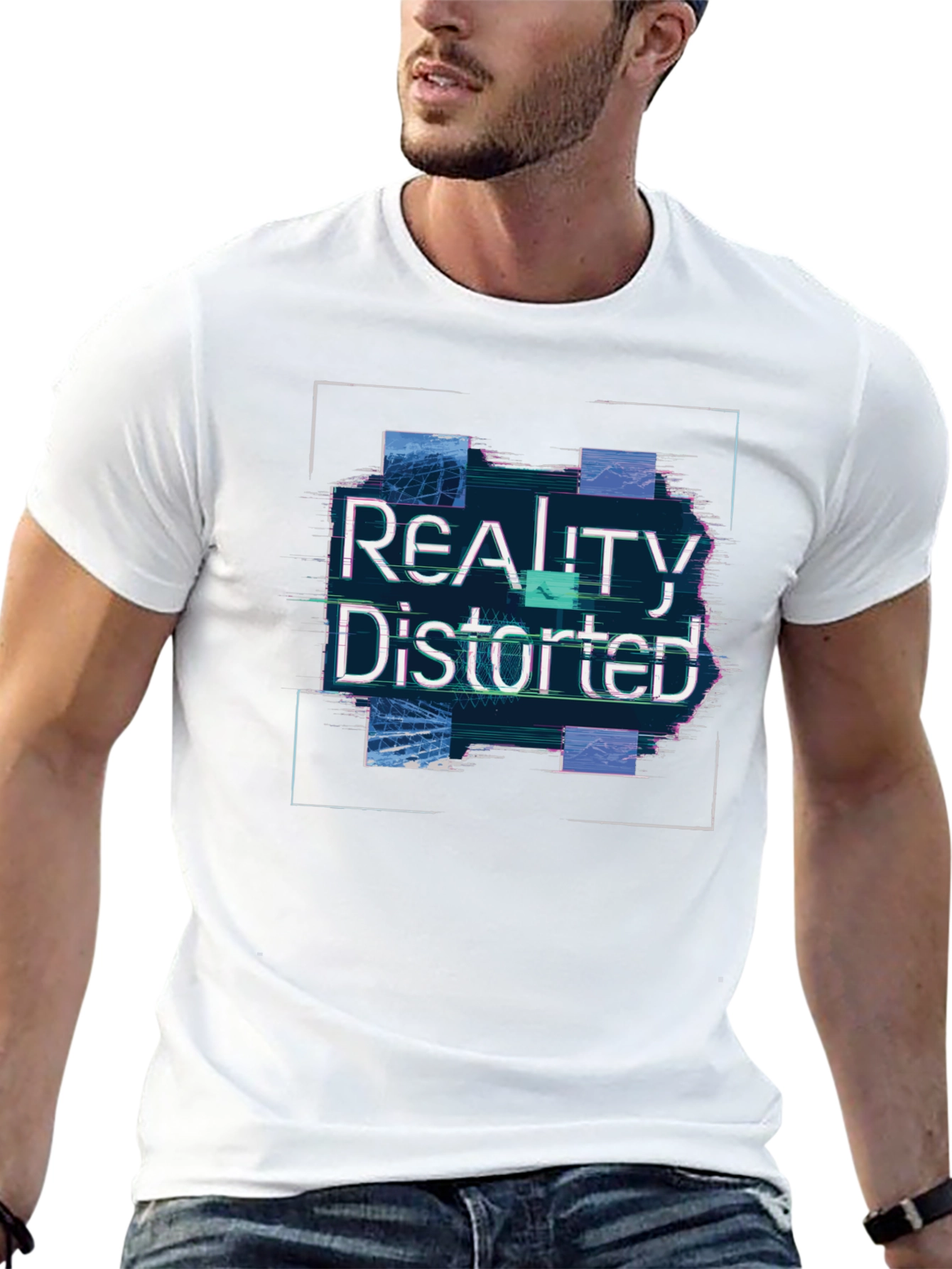 Reality Distorted Graphic Tee - Black