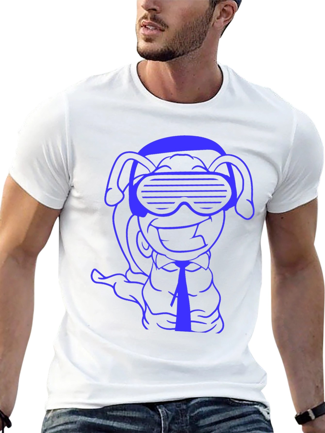 Cool Cartoon Dog T-Shirt